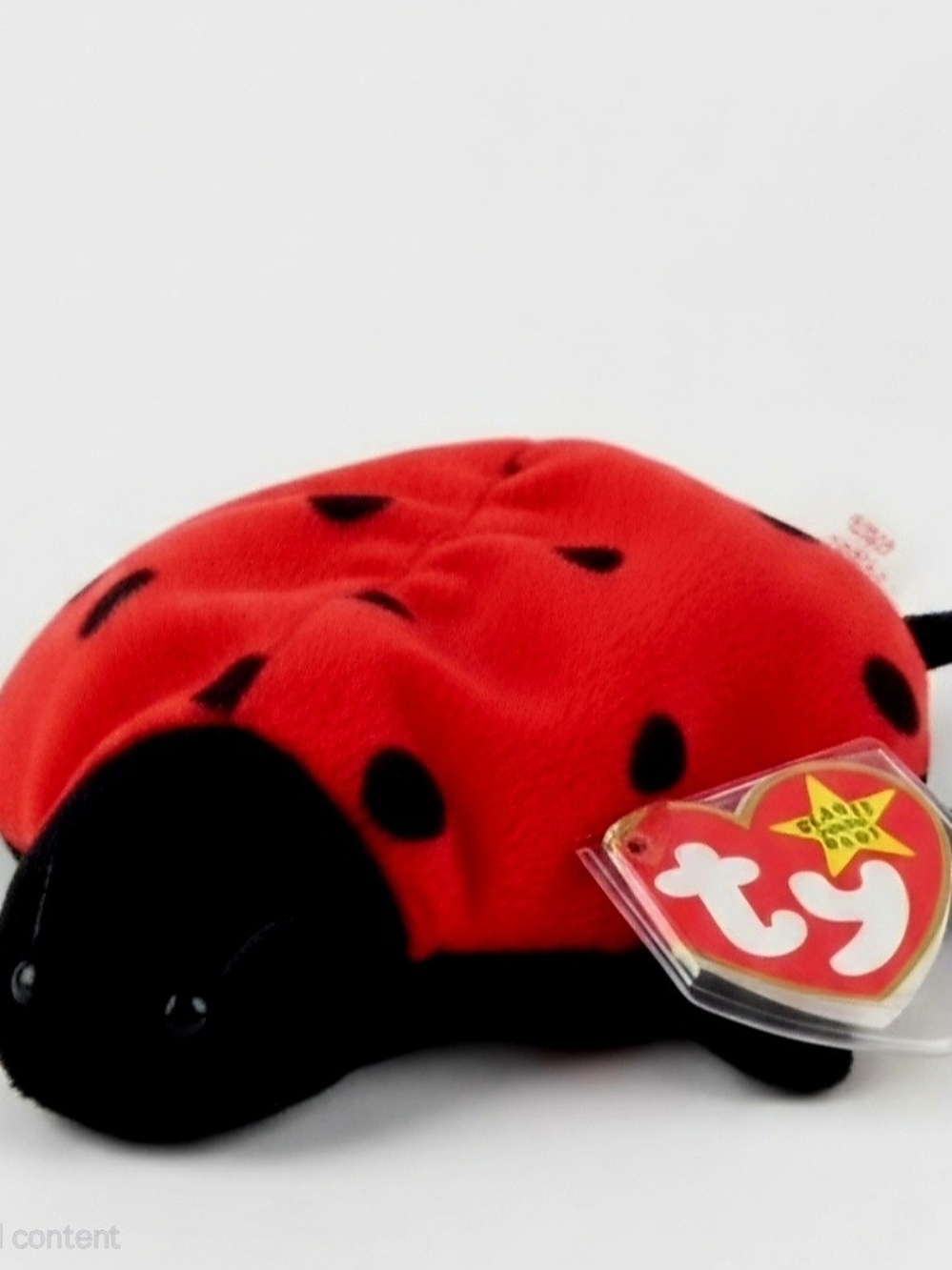 TY Beanie Babies "Lucky" Date Error No Stamp
